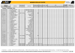 Midweek Regular Coupon 11/11/2019 09:39 1 / 3