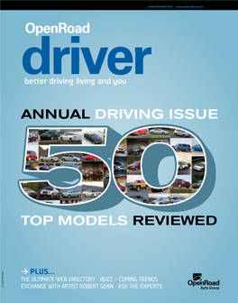 Annual Driving Issue Top Models Reviewed