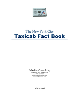 The New York City Taxicab Fact Book