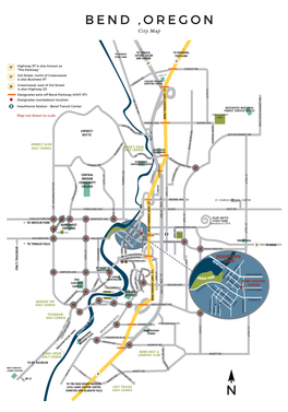 BEND ,OREGON City Map