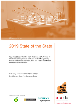 2019 State of the State