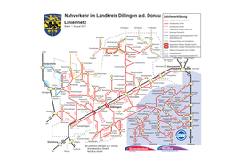 Liniennetz Landkreis Dillingen A.D. Donau