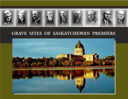Grave Sites of Saskatchewan Premiers