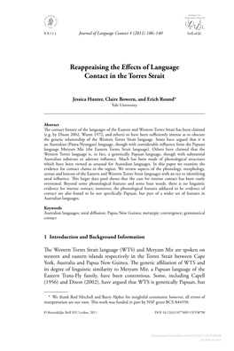 Reappraising the Eff Ects of Language Contact in the Torres Strait