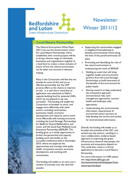 GIC Newsletter Winter 2011-12