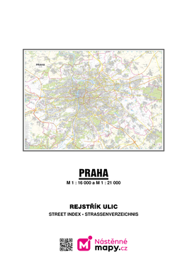 Rejstřík Ulic Street Index • Strassenverzeichnis