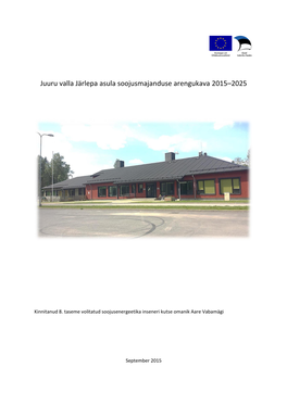 Juuru Valla Järlepa Asula Soojusmajanduse Arengukava 2015–2025