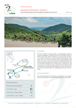 RENNRAD / STERNFAHRT: PROSECCO Mit Dem Rennrad Durch Das Anbaugebiet Des Bekannten Perlweins Seite 1 Von 3