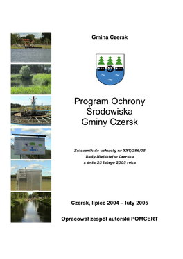 Program Ochrony Środowiska Załącznik Do Uchwały XXV-286-05…