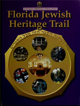 Florida Jewish Heritage Trail Florida's Economy, Culture and Pensacola