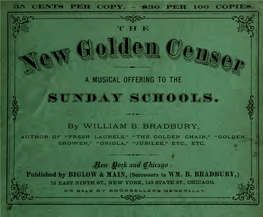 New Golden Censer : a Musical Offering to the Sabbath Schools