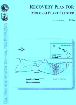 Recovery Plan for Molokai Plant Cluster