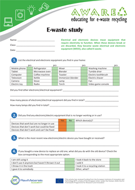 E-Waste Study