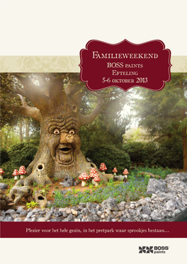 Familieweekend BOSS Paints Efteling 5-6 Oktober 2013