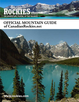 OFFICIAL MOUNTAIN GUIDE of Canadianrockies.Net