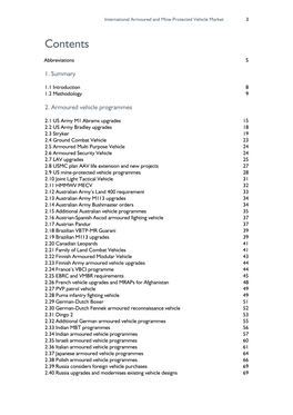 International Armoured and Mine-Protected Vehicle Report