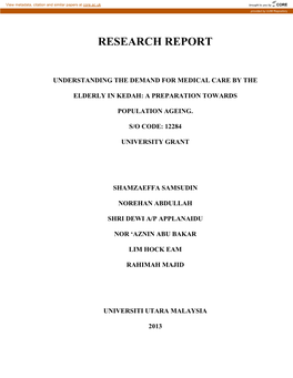 Research Report