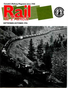 Canada's Railway Magazine Since 1945 SEPTEMBER-OCTOBER 1996