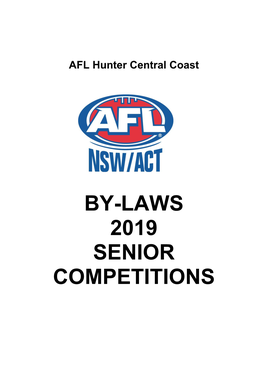 Nsw Afl Regulations