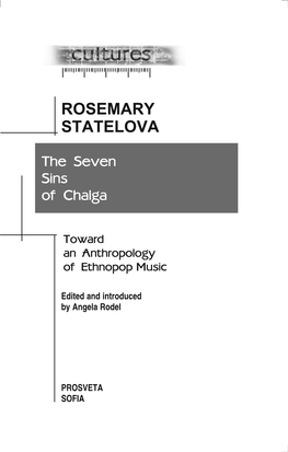 ROSEMARY STATELOVA the Seven Sins of Chalga