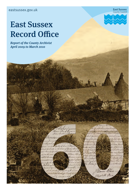 East Sussex Record Office Report of the County Archivist