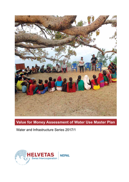 Value for Money Assessment of Water Use Master Plan