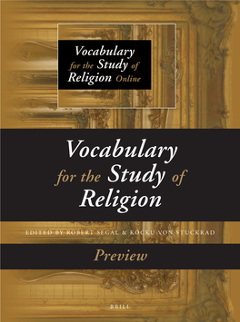 Vocabulary Religion