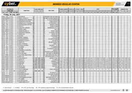 Midweek Regular Coupon 29/06/2021 11:13 1 / 2