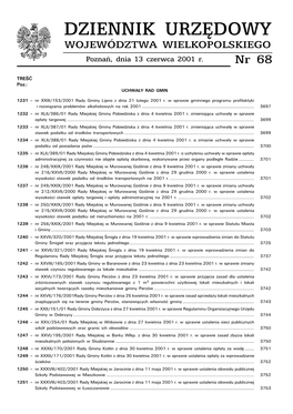 Dziennik Nr 68 2001.Pdf