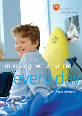 Annual Report 2003 Improving Performance