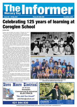 Celebrating 125 Years of Learning at Coroglen School by Gillian O’Neill