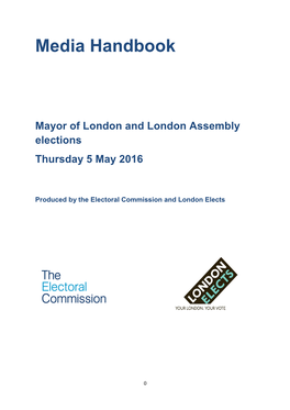 Media Handbook Mayor of London and London