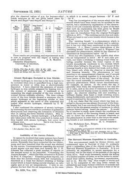 Audibility of the Aurora Polaris