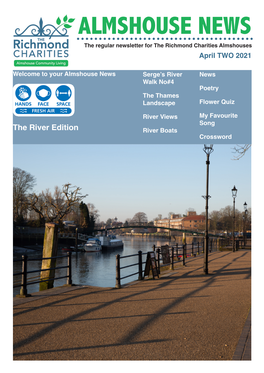 The River Edition River Boats Crossword ALMSHOUSE NEWS - Contents Contents Thought for the Day