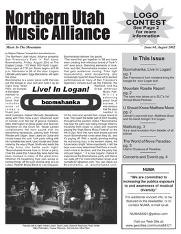 Northern Utah Music Alliance -.:: GEOCITIES.Ws