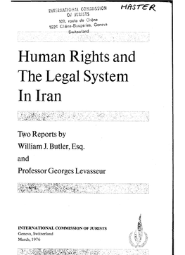 Human Rights and the Legal System in Iran
