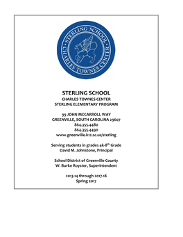 Sterling School Charles Townes Center Sterling Elementary Program