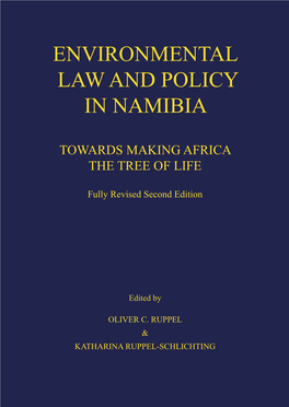 Environmental Law and Policy in Namibia