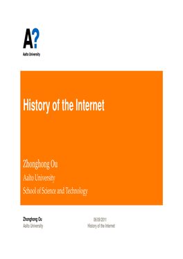 History of the Internet