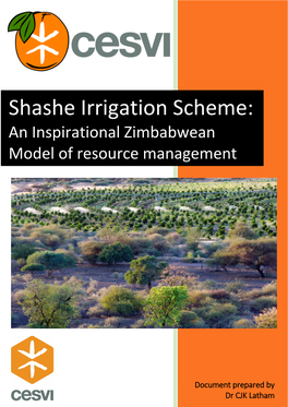 Shashe Irrigation Scheme: an Inspirational Zimbabwean Model of Resource Management