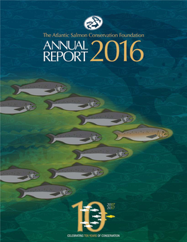 The Atlantic Salmon Conservation Foundation 2016