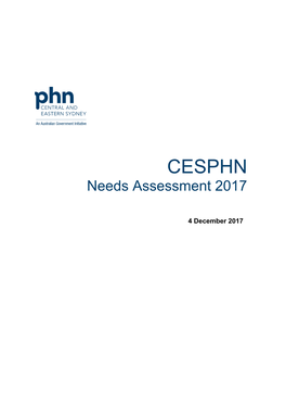 Needs Assessment 2017