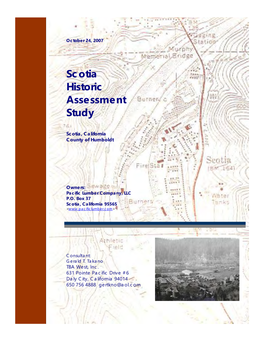 Scotia Historic Assessment Study