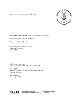 STORM SCALE ANALYSIS Charles A