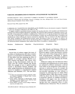 137 Elsevier NARCOTIC DISCRIMINATION