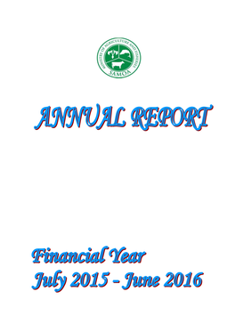 2015-2016 Maf Annual Report