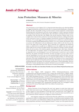 Acne Protection: Measures & Miseries