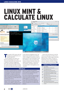Linux Mint & Calculate Linux