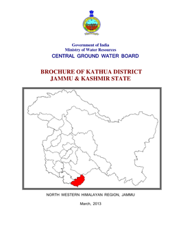 Kathua District Jammu & Kashmir State