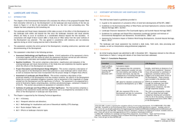 6 LANDSCAPE and VISUAL 6.2 ASSESSMENT METHODOLOGY and SIGNIFICANCE CRITERIA 6.2.1 Methodology 6.1 INTRODUCTION 6